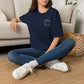 Vintage Compass Badge T-Shirt — "Take Your Time" Minimal Travel Tee