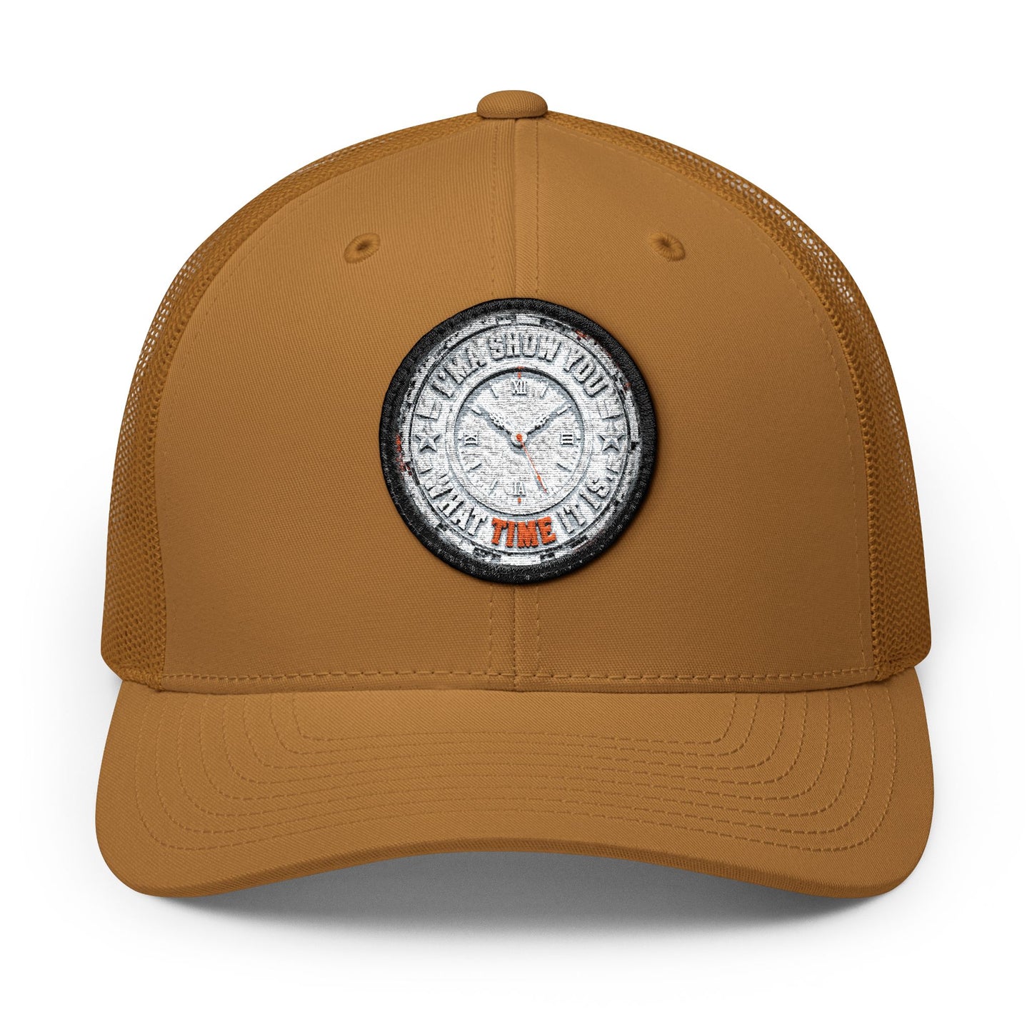 Trucker Cap — Embroidered Diamond Watch Patch Snapback