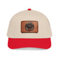 Vintage Compass Leather Patch Baseball Cap