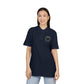 Embroidered Crest Polo Shirt — Classic White Pique