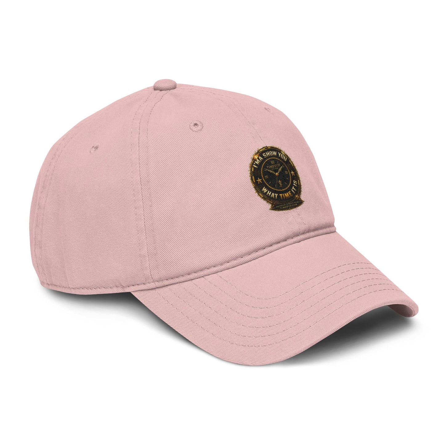Washed Cotton Baseball Cap with Vintage Compass Patch - Adventure Travel Hat