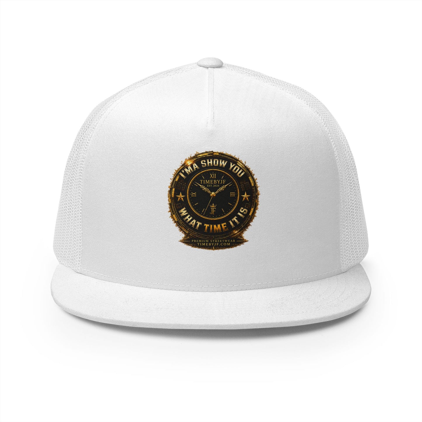 Trucker Cap — 'I’MA SHOW YOU WHAT TIME IT IS' Vintage Compass Logo Snapback