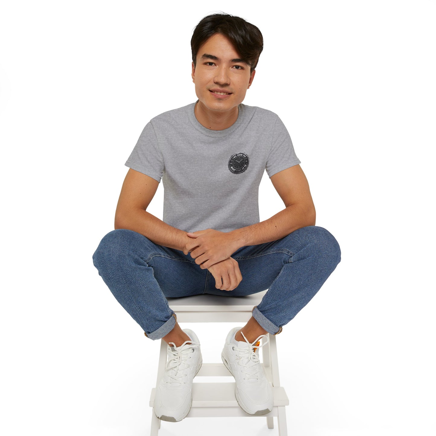 Surf Club Pocket Tee — Retro Wave Logo Cotton T-Shirt