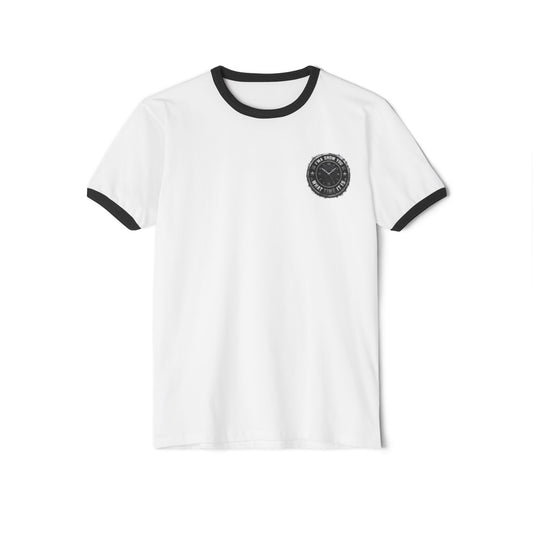 Vintage Black Rose Ringer T-Shirt
