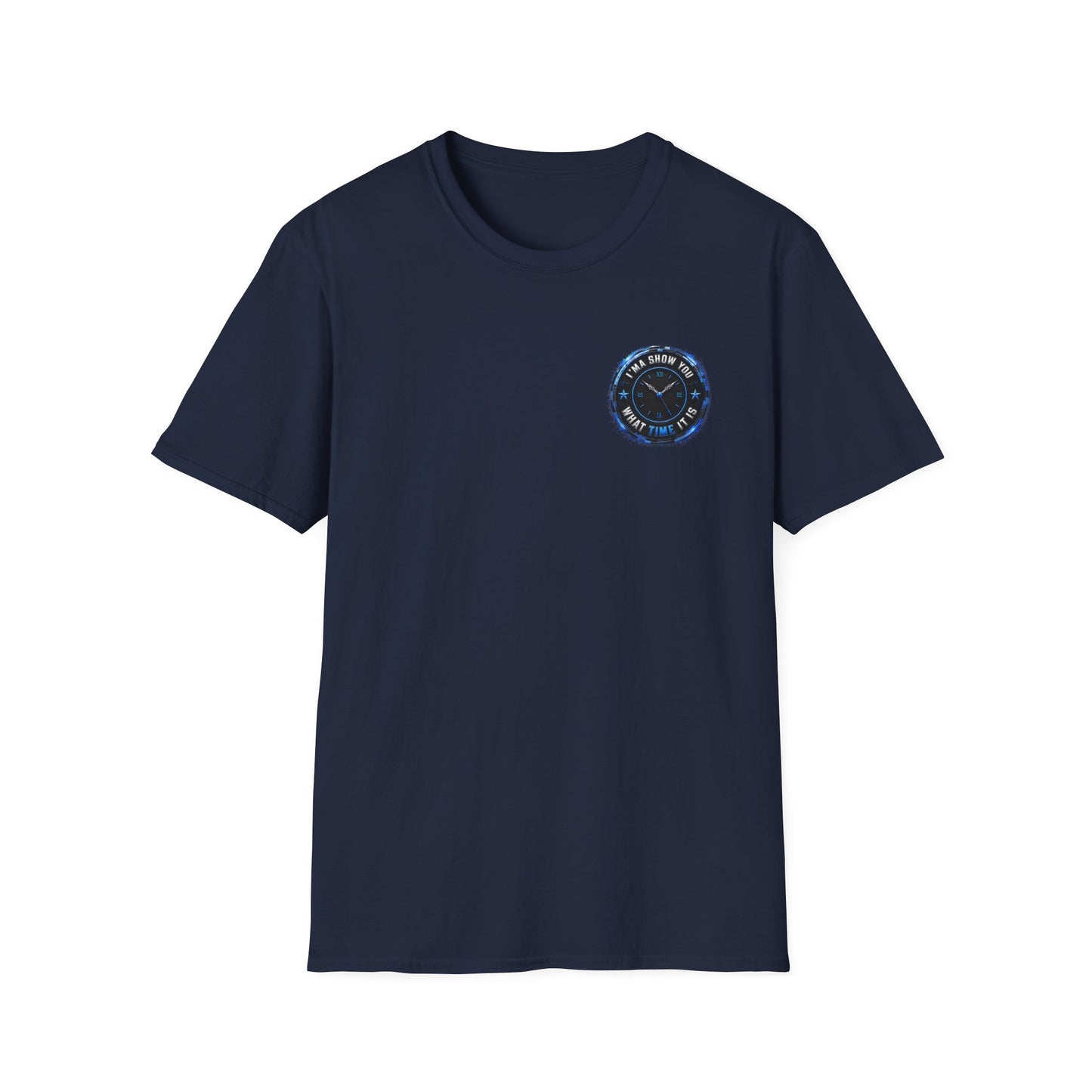 Vintage Compass Badge T-Shirt — "Take Your Time" Minimal Travel Tee