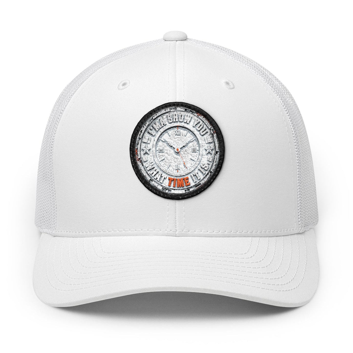 Trucker Cap — Embroidered Diamond Watch Patch Snapback
