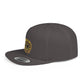 Snapback Hat — Gold Seal Clock Logo Flat Bill Cap