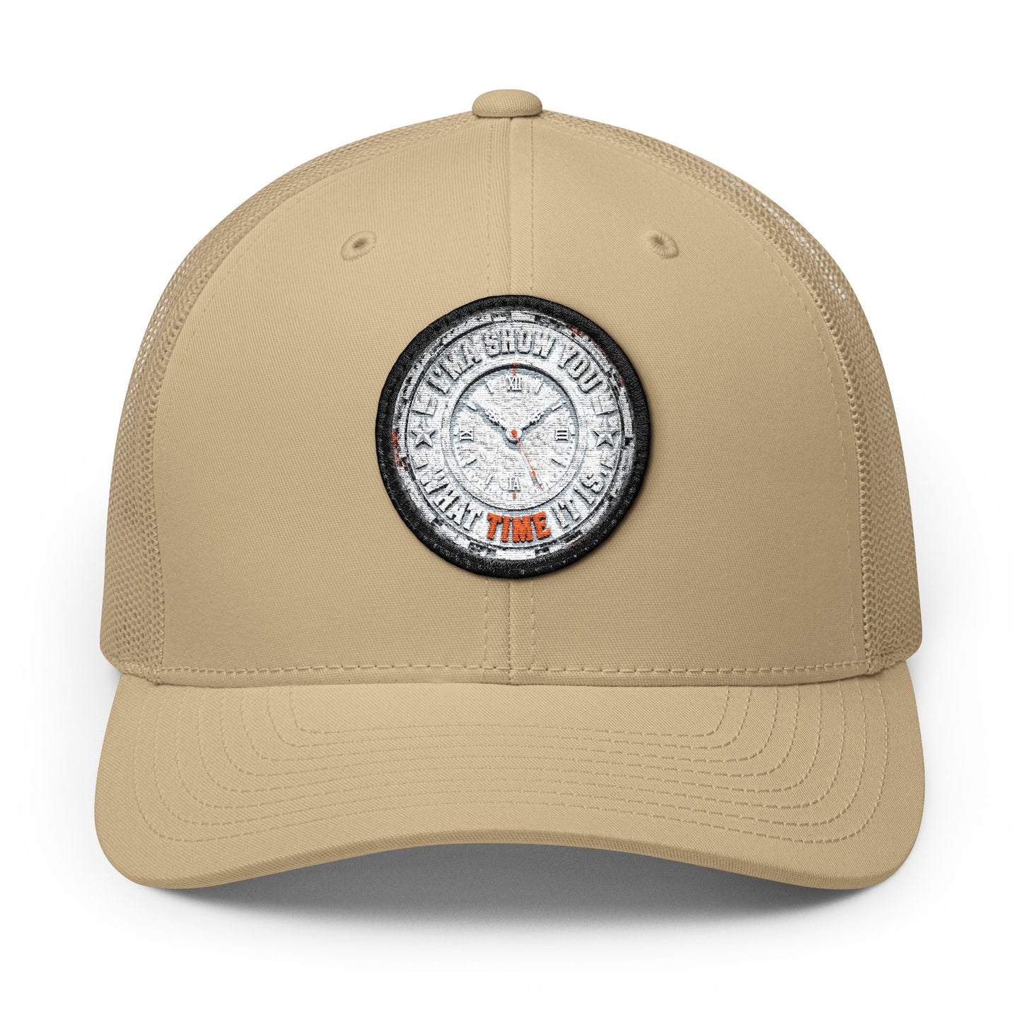 Trucker Cap — Embroidered Diamond Watch Patch Snapback
