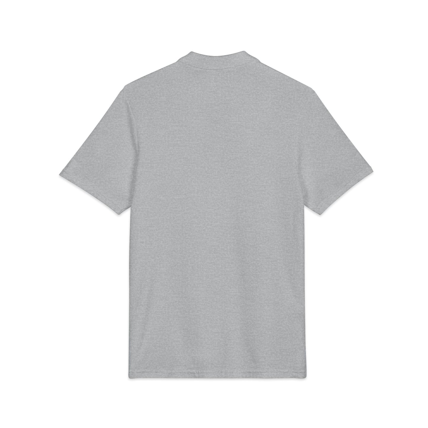Embroidered Crest Polo Shirt — Classic White Pique