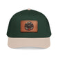 Vintage Compass Leather Patch Baseball Cap