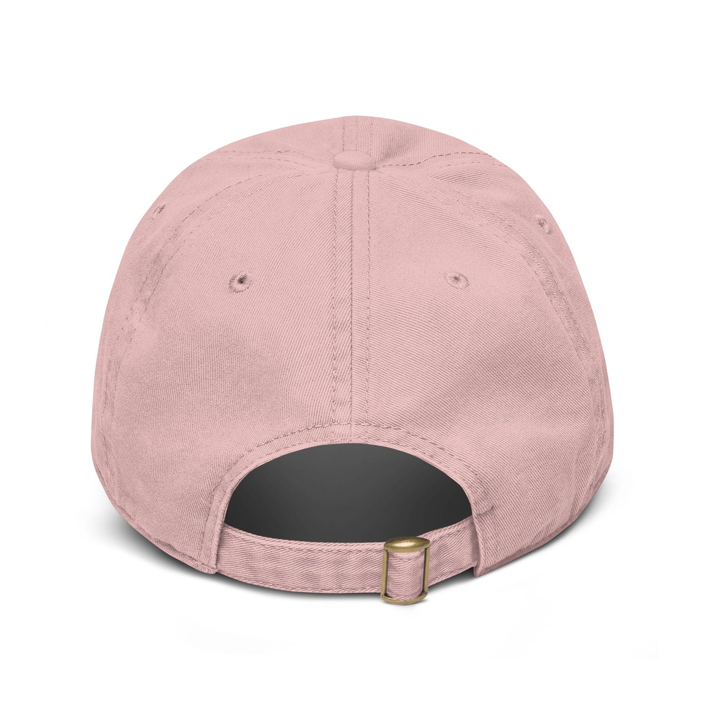 Washed Cotton Baseball Cap with Vintage Compass Patch - Adventure Travel Hat