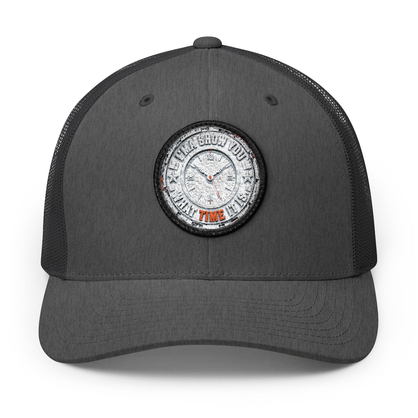 Trucker Cap — Embroidered Diamond Watch Patch Snapback