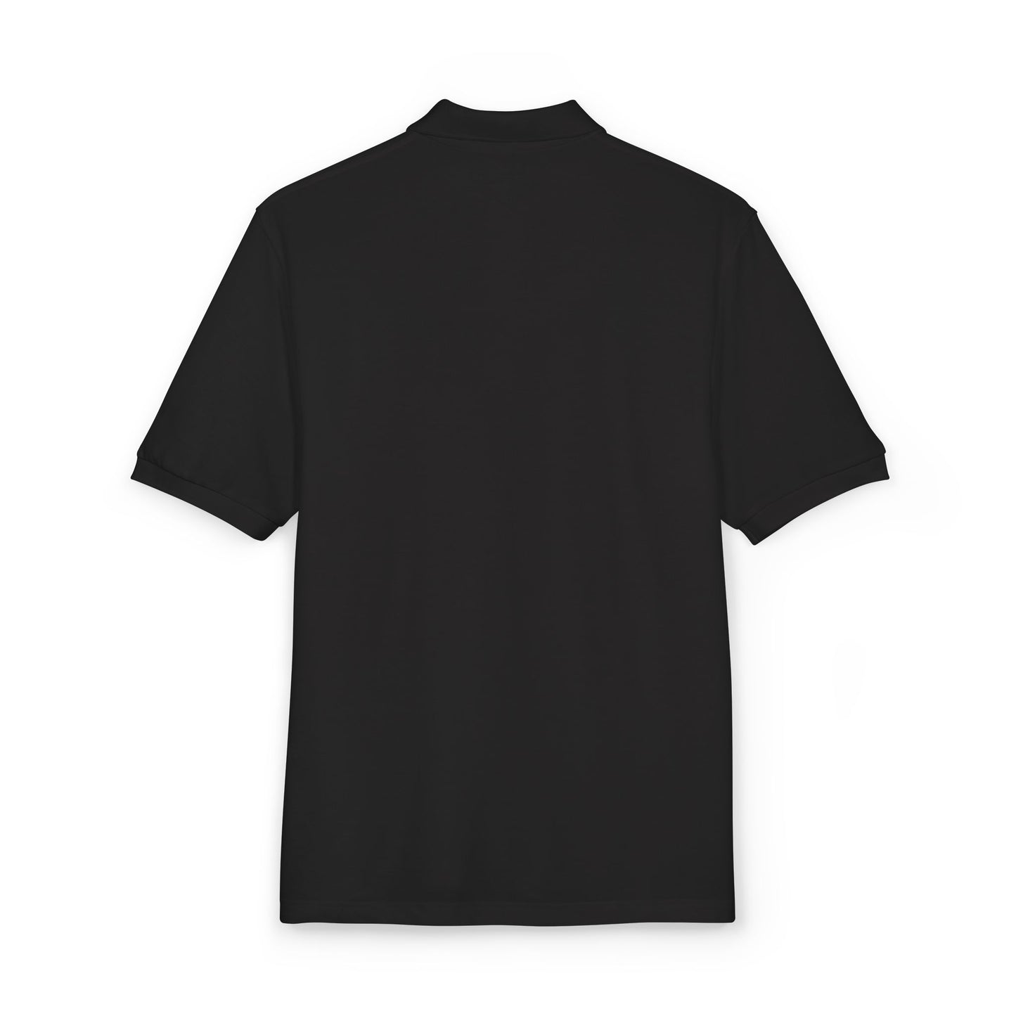 Embroidered Compass Logo Polo — Casual Nautical Work Shirt