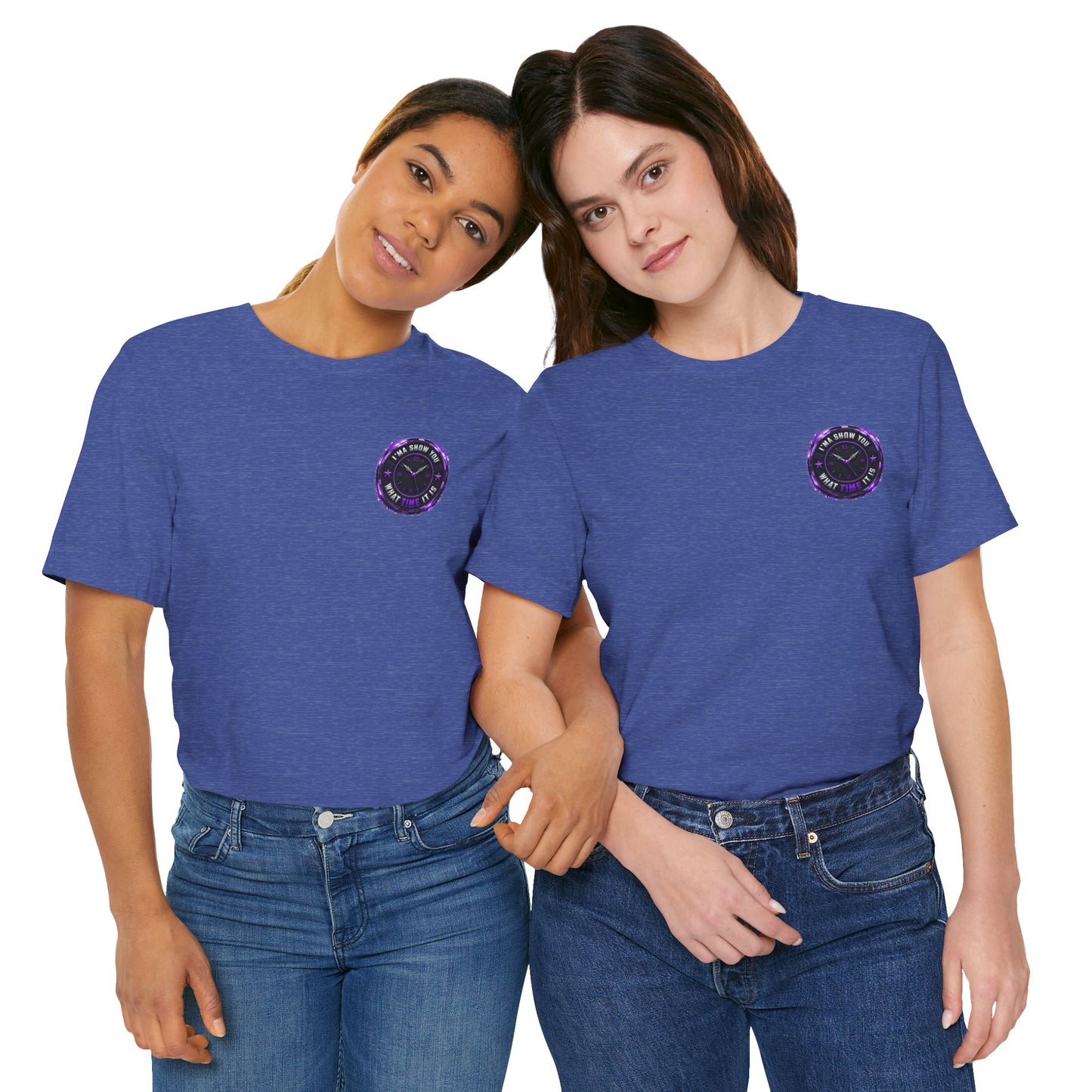 Pocket Cosmic Clock Tee — "Time to Glow" Graphic T‑Shirt