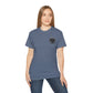 Surf Club Pocket Tee — Retro Wave Logo Cotton T-Shirt