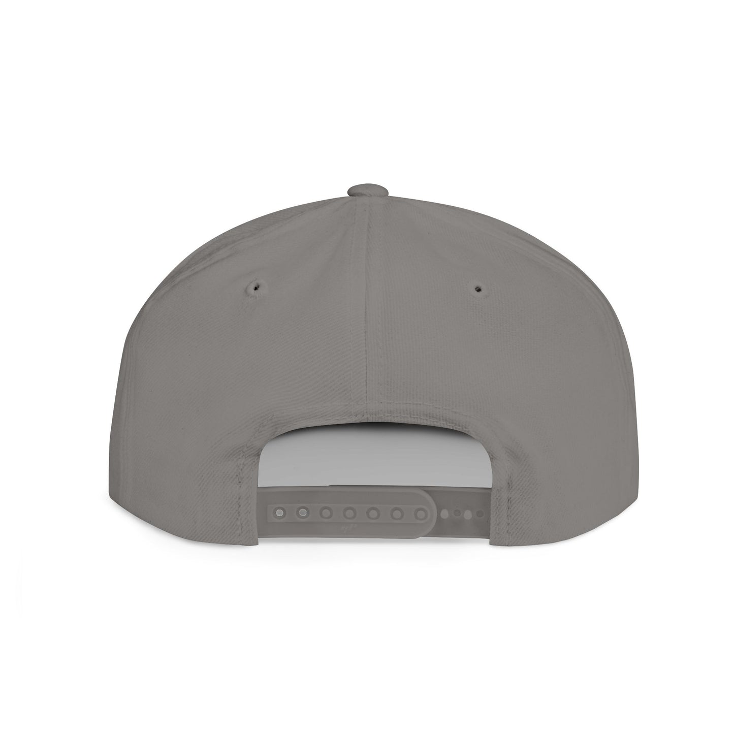 Snapback Hat — Gold Seal Clock Logo Flat Bill Cap