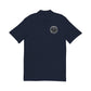 Embroidered Crest Polo Shirt — Classic White Pique