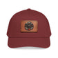 Vintage Compass Leather Patch Baseball Cap