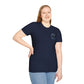 Vintage Compass Badge T-Shirt — "Take Your Time" Minimal Travel Tee