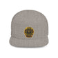 Snapback Hat — Gold Seal Clock Logo Flat Bill Cap