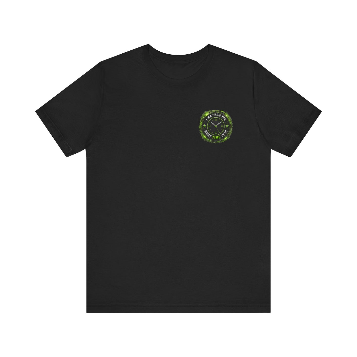 T‑Shirt — Green Camo Tactical Clock Logo Tee