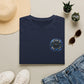 Vintage Compass Badge T-Shirt — "Take Your Time" Minimal Travel Tee