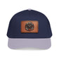 Vintage Compass Leather Patch Baseball Cap