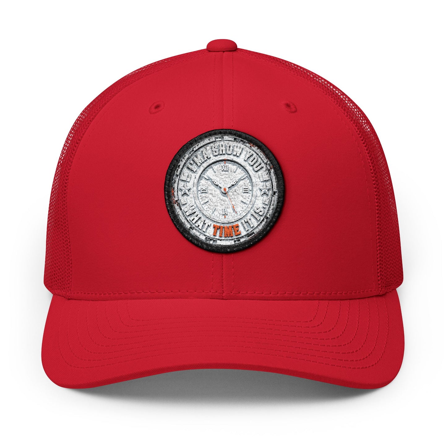 Trucker Cap — Embroidered Diamond Watch Patch Snapback