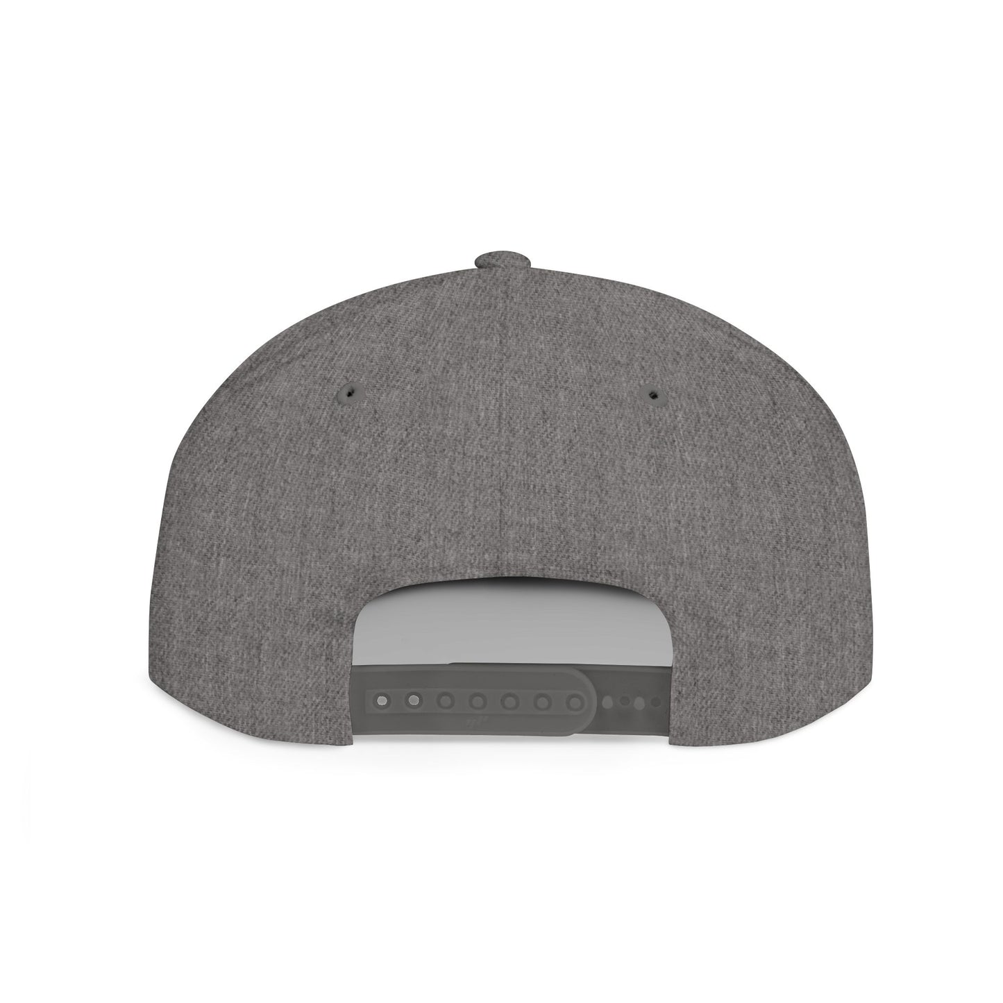 Snapback Hat — Gold Seal Clock Logo Flat Bill Cap