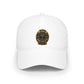 Low Profile Baseball Cap — Vintage Ship Wheel Clock Design
