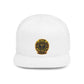 Snapback Hat — Gold Seal Clock Logo Flat Bill Cap