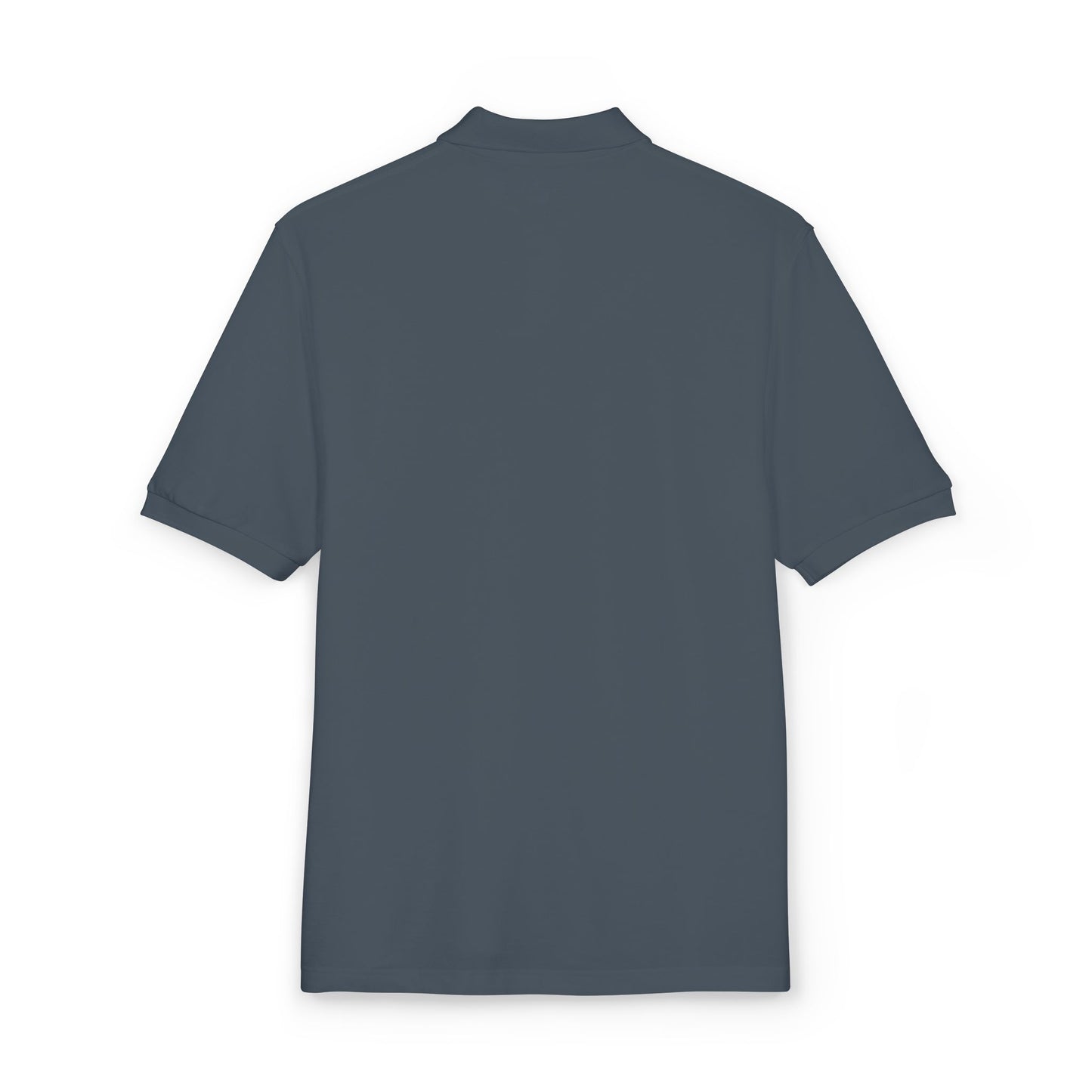 Embroidered Compass Logo Polo — Casual Nautical Work Shirt
