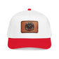 Vintage Compass Leather Patch Baseball Cap
