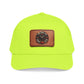 Vintage Compass Leather Patch Baseball Cap