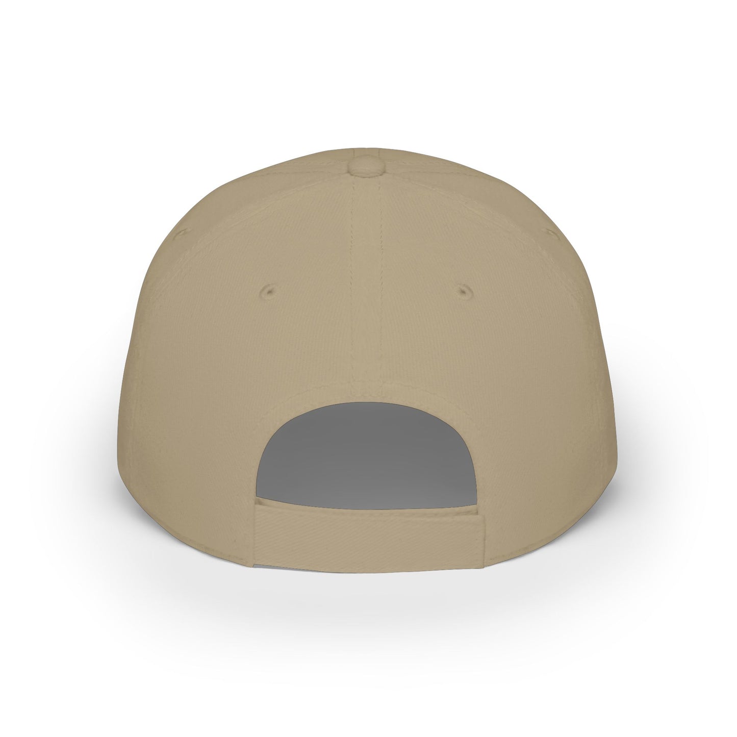 Low Profile Baseball Cap — Vintage Ship Wheel Clock Design