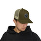 Trucker Cap — Distressed Round Patch 'Don't Ask Me' Vintage Logo