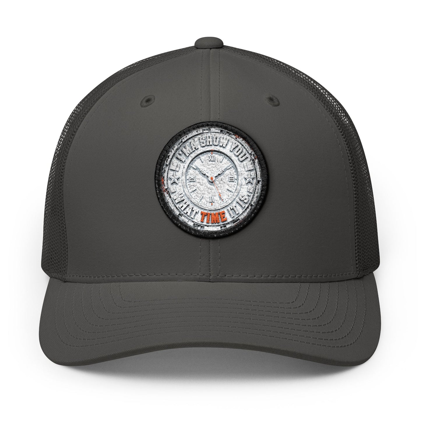 Trucker Cap — Embroidered Diamond Watch Patch Snapback