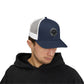 Trucker Cap — Distressed Round Patch 'Don't Ask Me' Vintage Logo