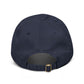 Washed Cotton Baseball Cap with Vintage Compass Patch - Adventure Travel Hat