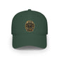 Low Profile Baseball Cap — Vintage Ship Wheel Clock Design