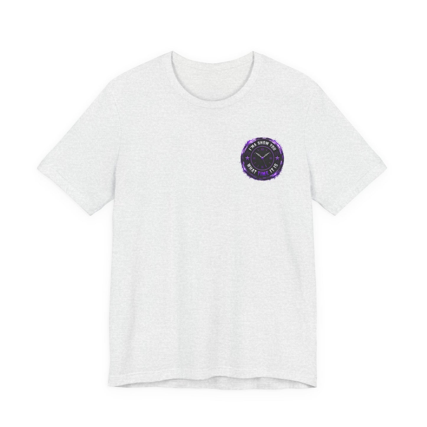 Pocket Cosmic Clock Tee — "Time to Glow" Graphic T‑Shirt