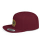Snapback Hat — Gold Seal Clock Logo Flat Bill Cap