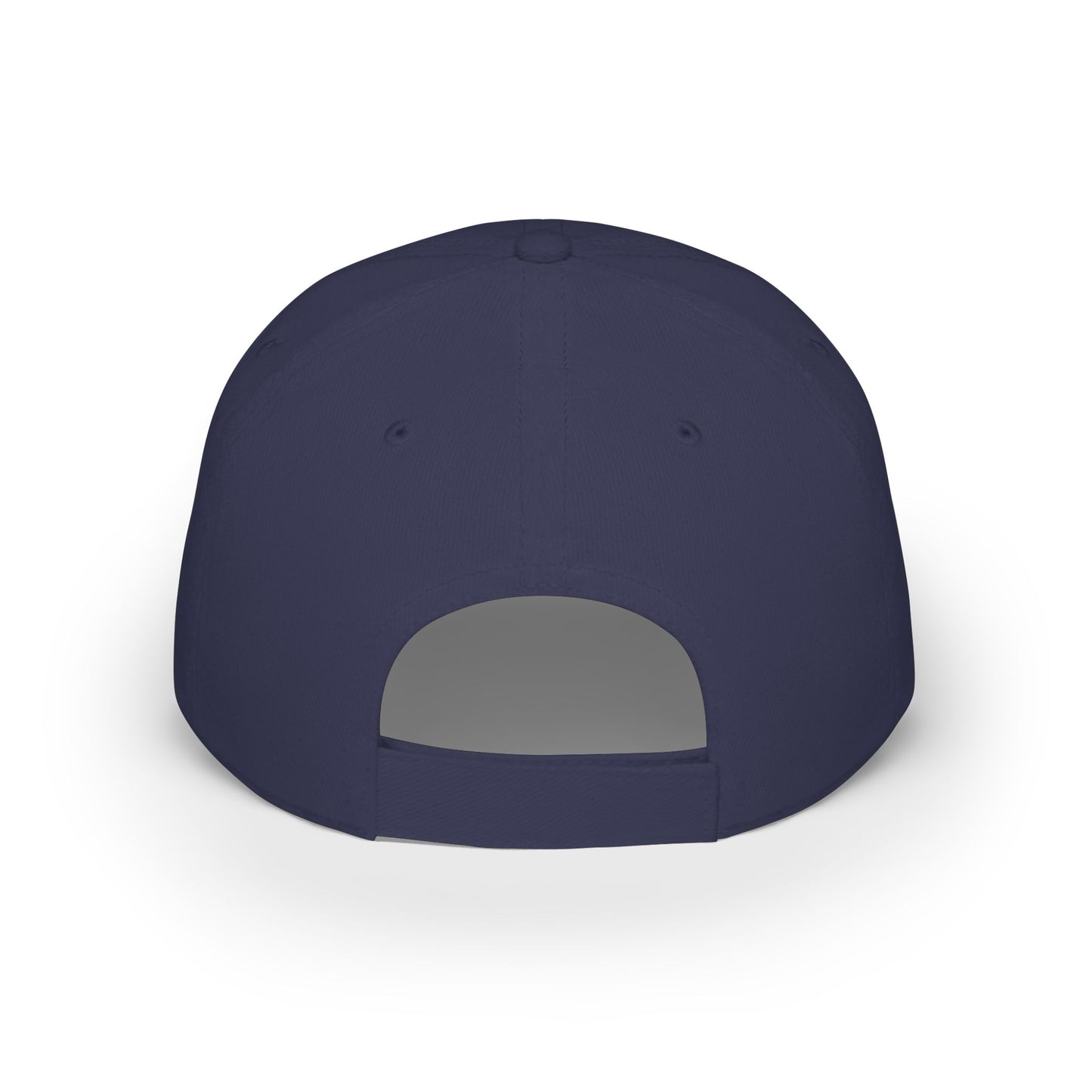 Low Profile Baseball Cap — Vintage Ship Wheel Clock Design