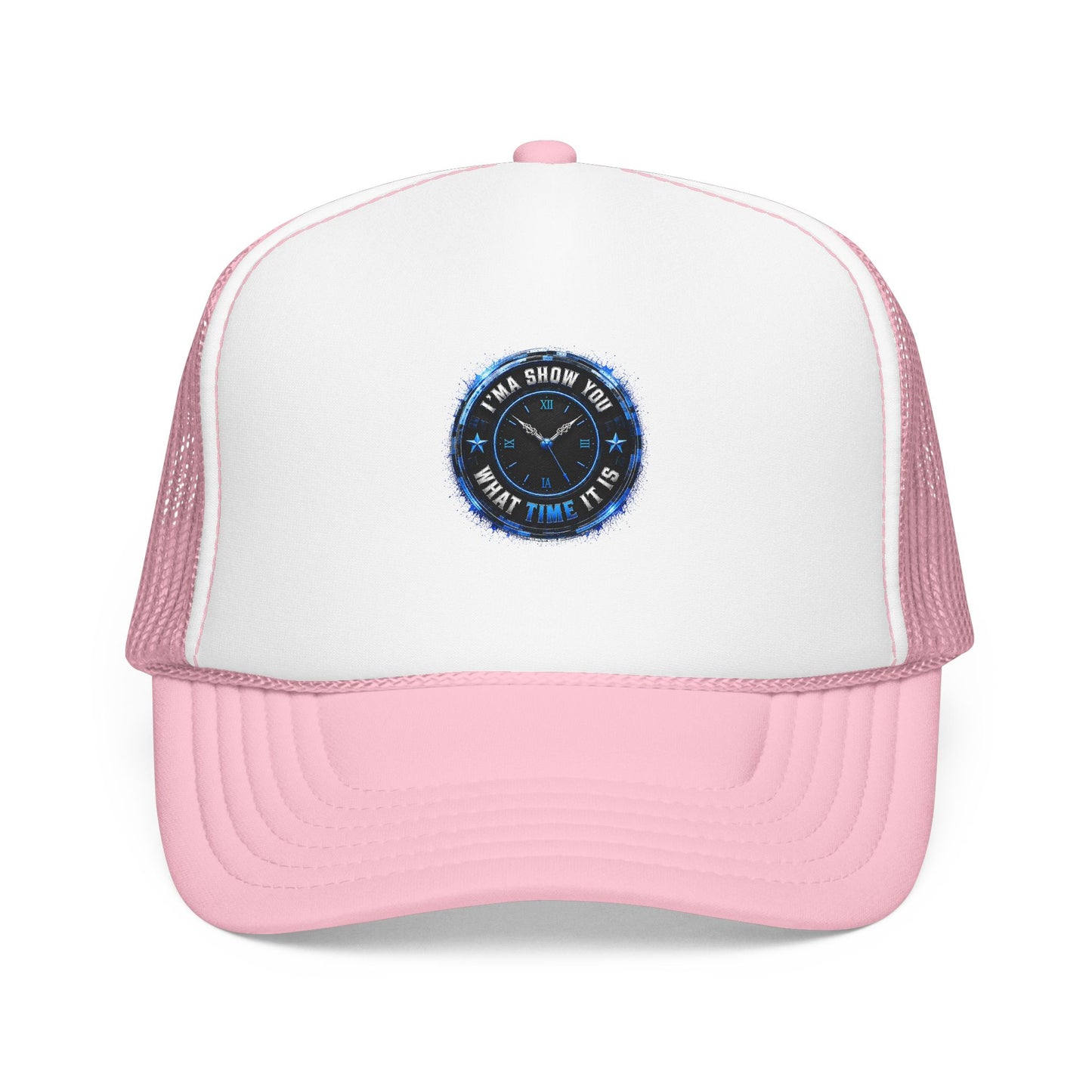 Retro 'Time Is What Time It Is' Foam Trucker Hat