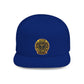 Snapback Hat — Gold Seal Clock Logo Flat Bill Cap