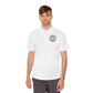 Men's Sport Polo — Vintage Motorcycle Club Crest Chest Logo