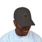 Embroidered Sunflower Badge Organic Baseball Cap