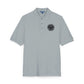 Embroidered Compass Logo Polo — Casual Nautical Work Shirt