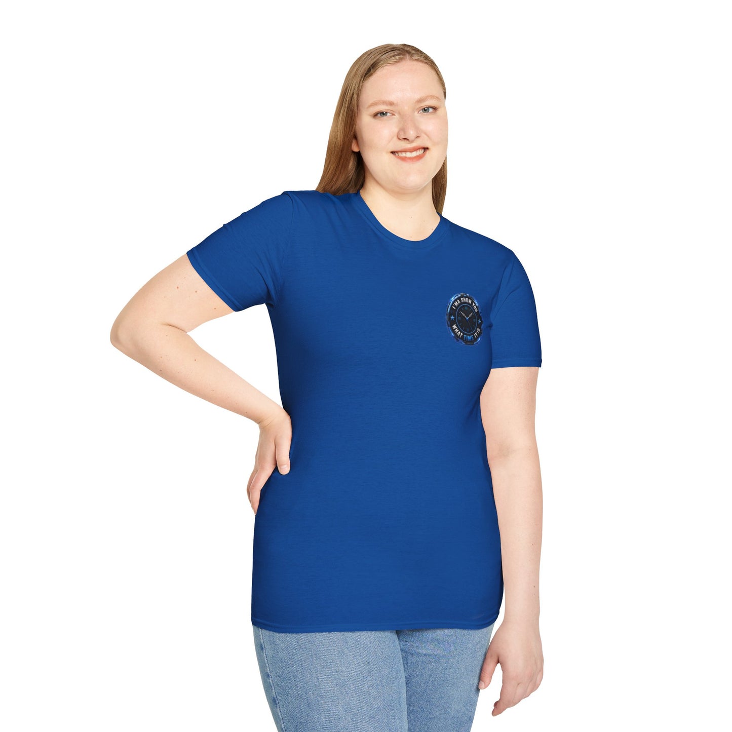 Vintage Compass Badge T-Shirt — "Take Your Time" Minimal Travel Tee