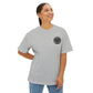 Vintage Patch Logo Tee — Minimal Chest Emblem Casual T‑Shirt